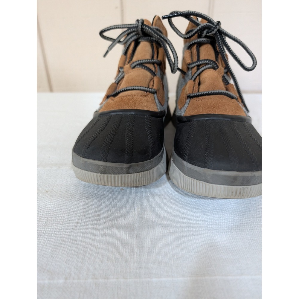 Sorel Out N About III Classic Waterproof Duck Boots Tan Grey Black 2099101244 8 - Picture 5 of 16